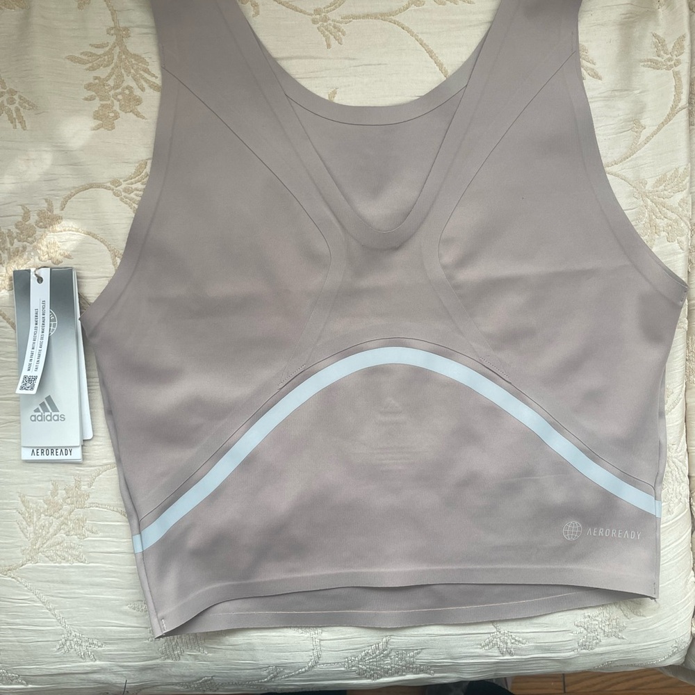 Adidas Women's Aeroready Mauve Sports Bra